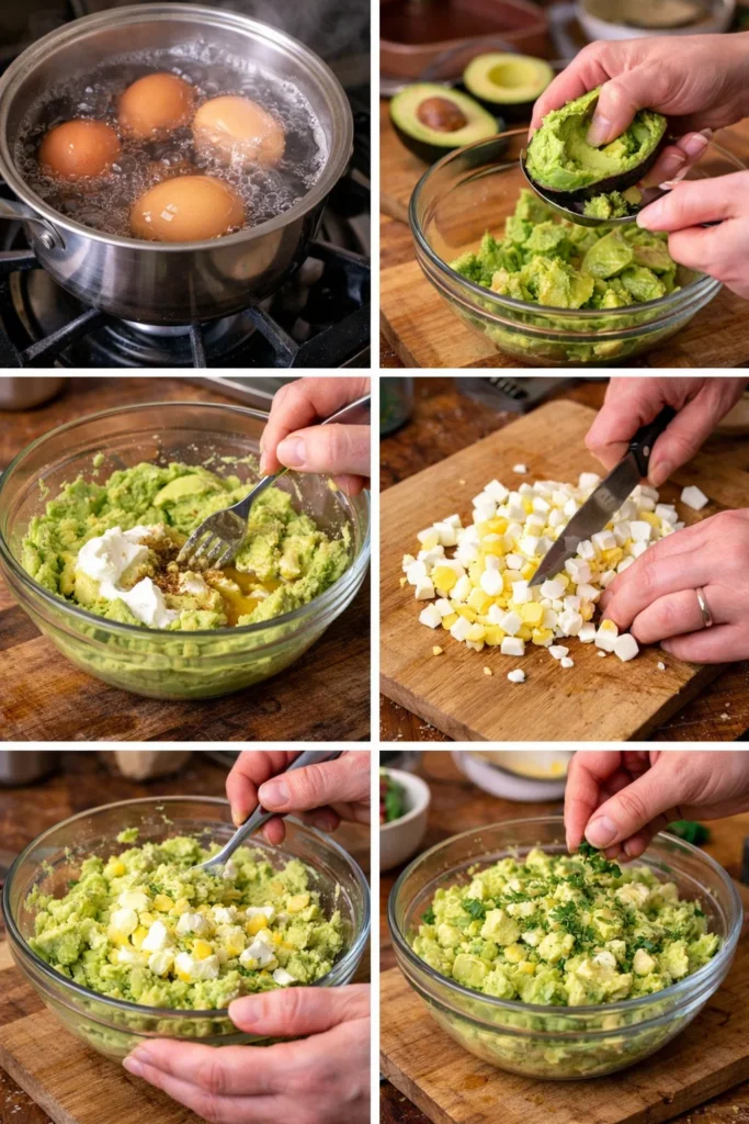 Zesty Avocado Egg Salad
