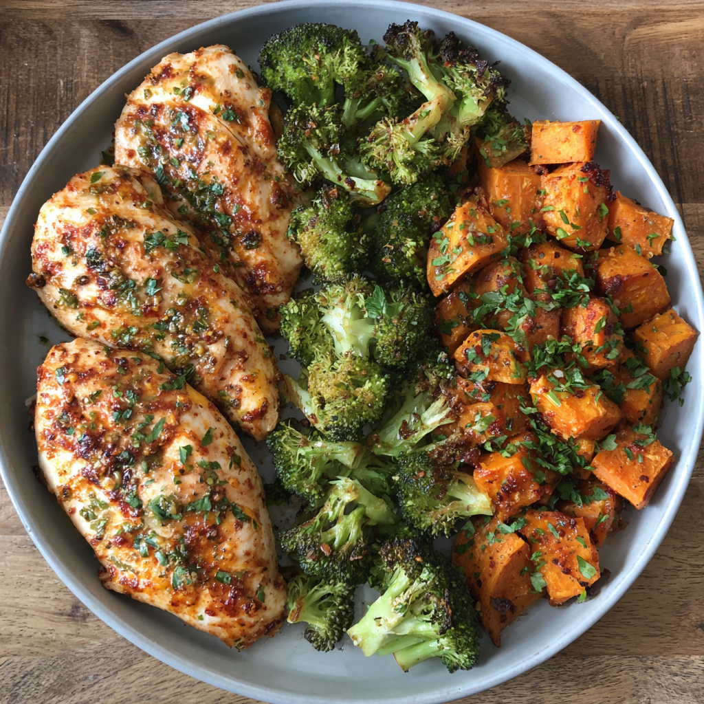 chicken and sweet potato meal prep