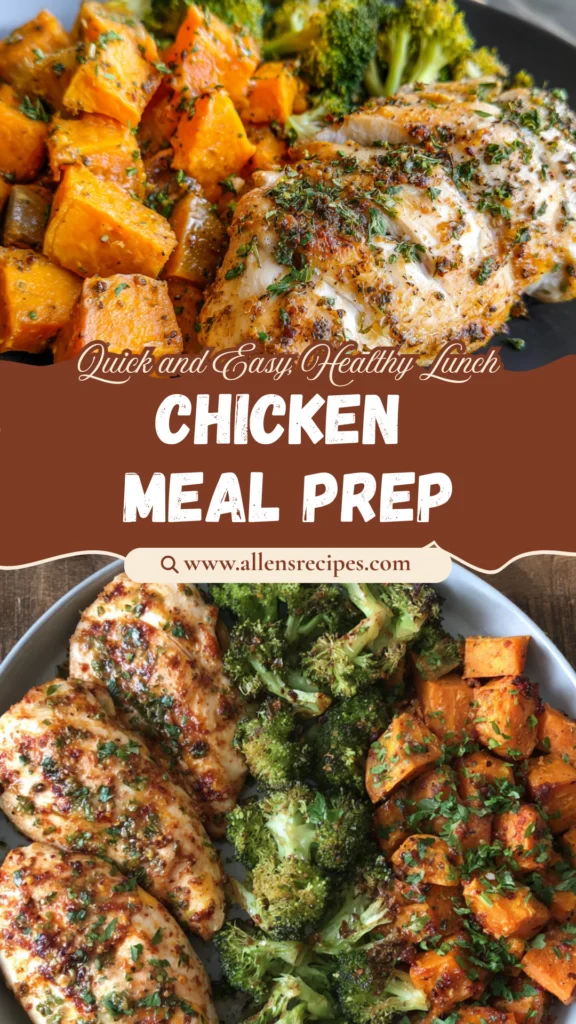 chicken and sweet potato meal prep