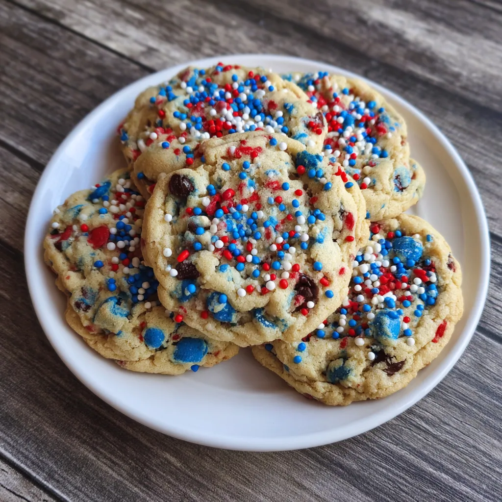 4th of July Monster Cookies