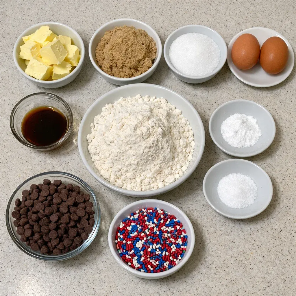 4th of July Monster Cookies