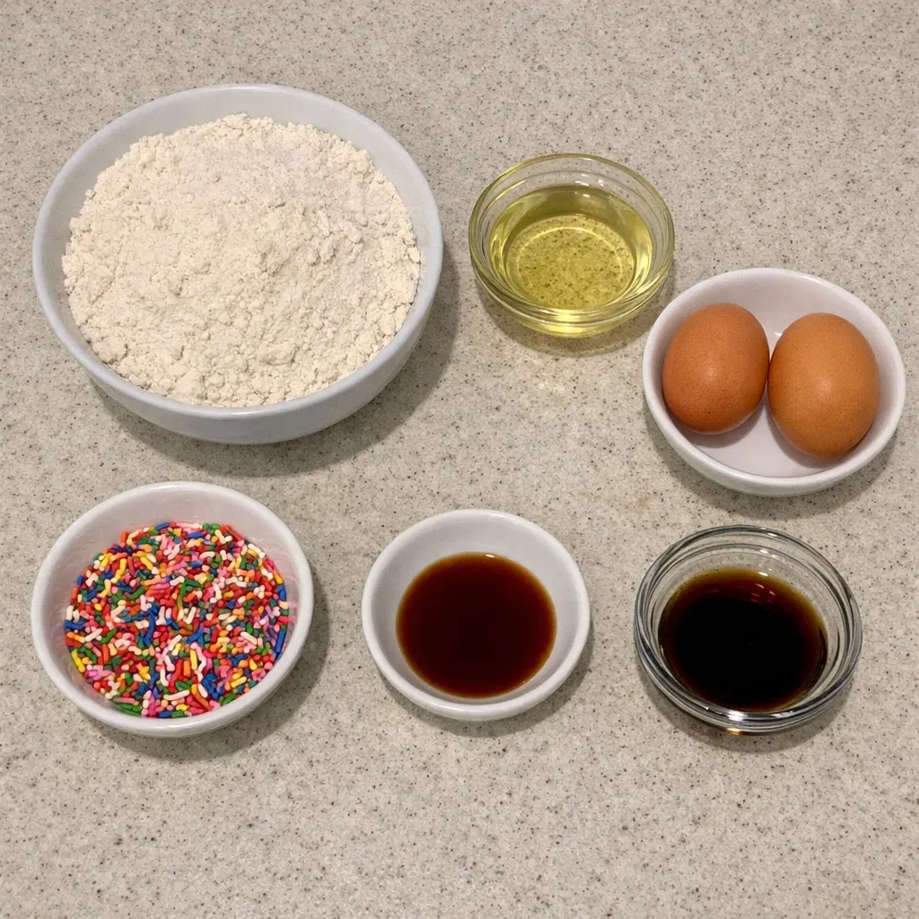 4th of July Sprinkle Cake Mix Cookies