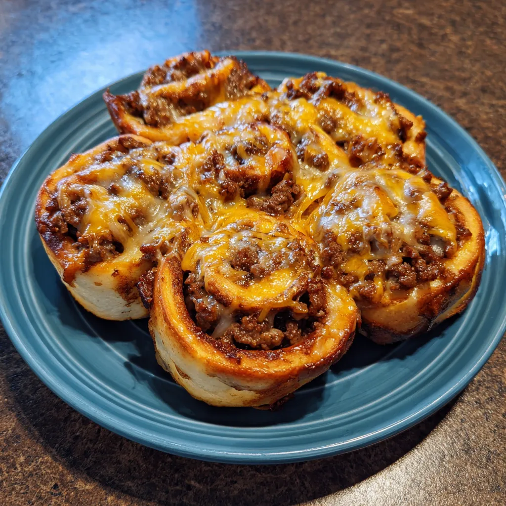 Cheat burger roll ups