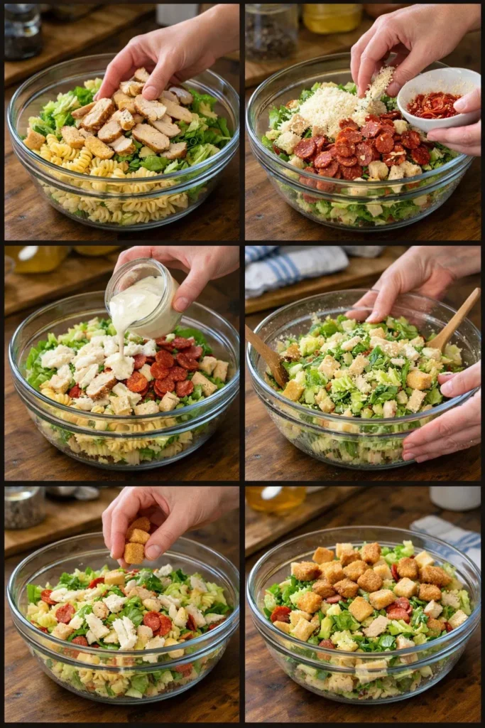 Chicken Caesar Pasta Salad