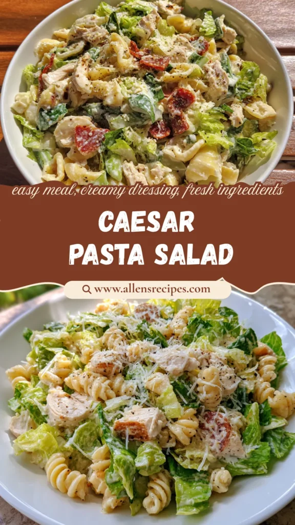 Chicken Caesar Pasta Salad