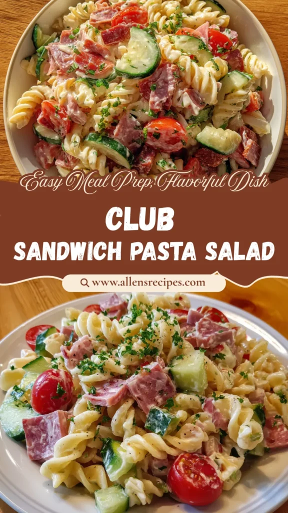 Club Sandwich Pasta Salad