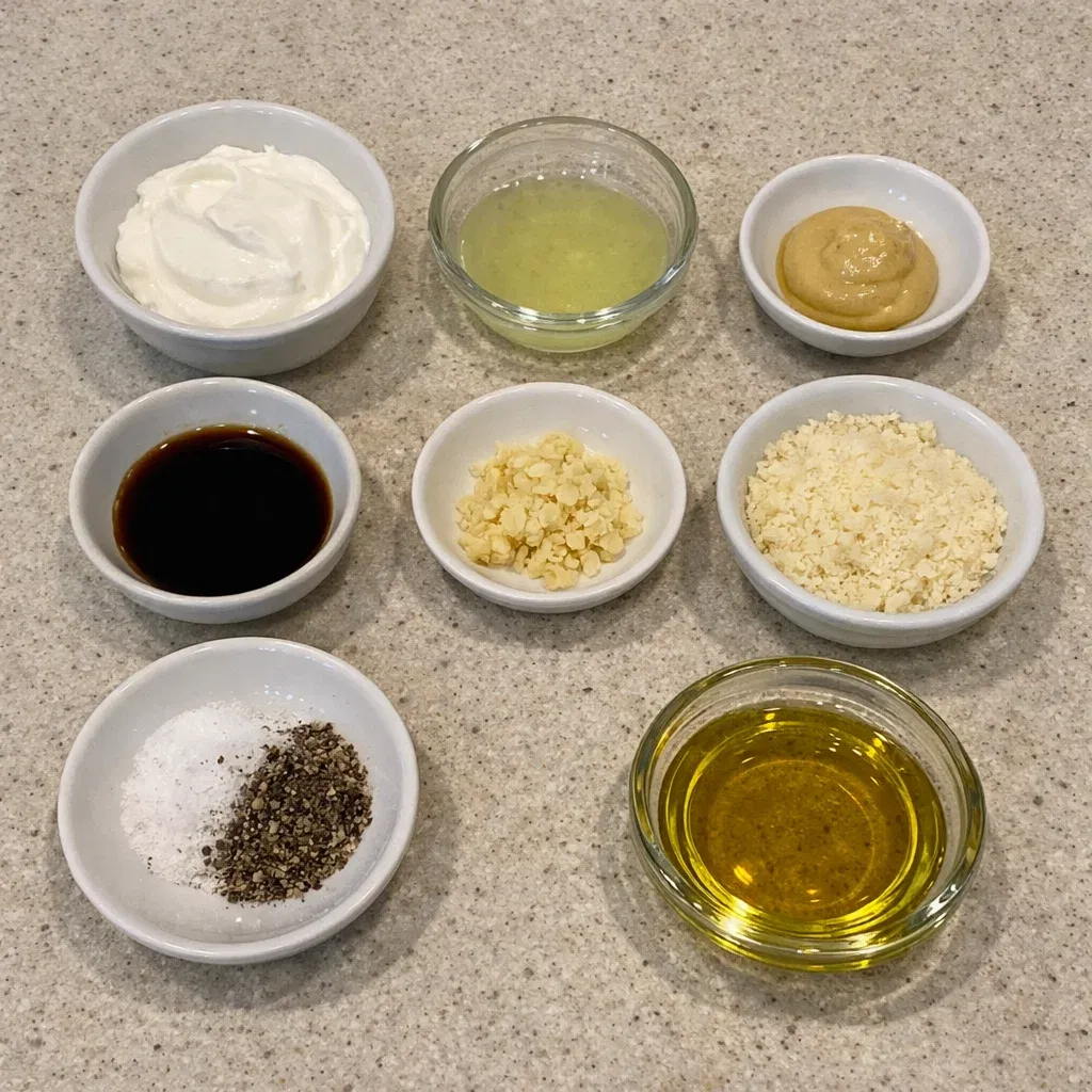 Creamy Caesar Dressing Recipe