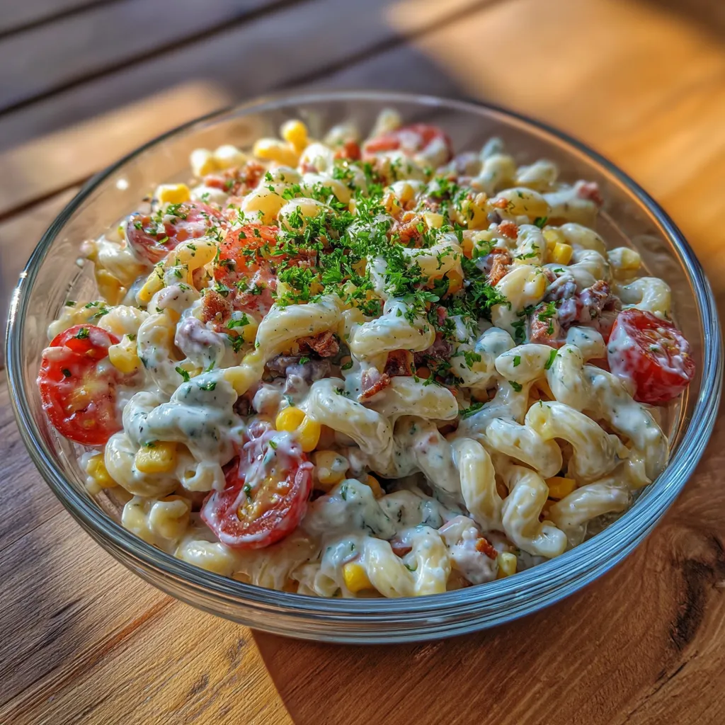 Creamy Ranch Taco Pasta Salad