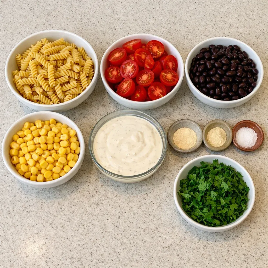 Creamy Ranch Taco Pasta Salad