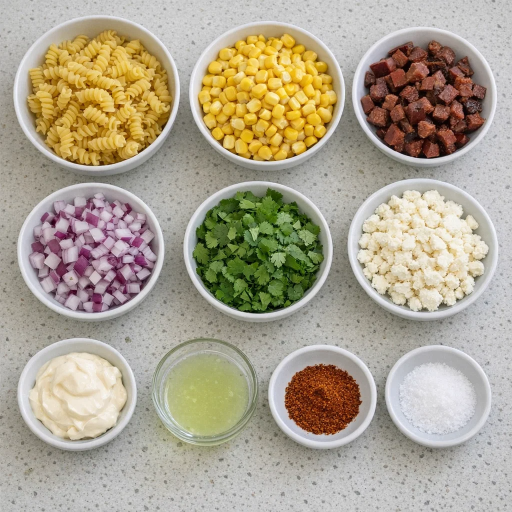 Mexican Street Corn Pasta Salad