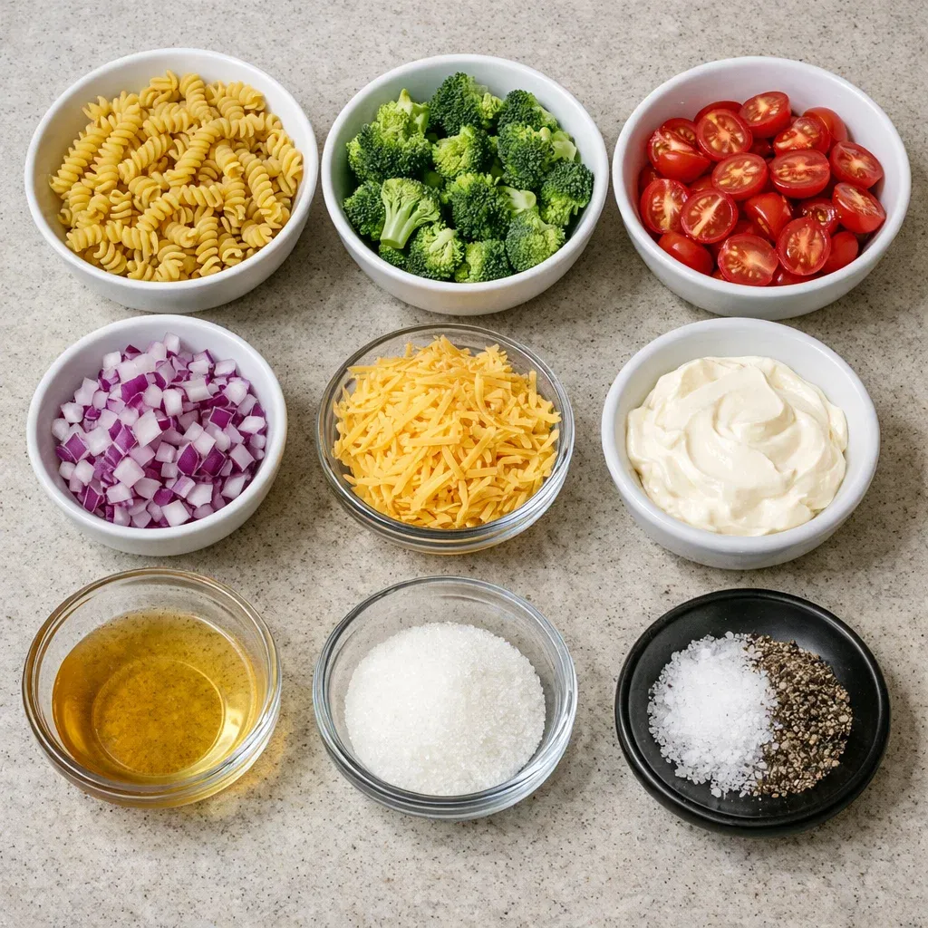 Fresh Broccoli Pasta Salad