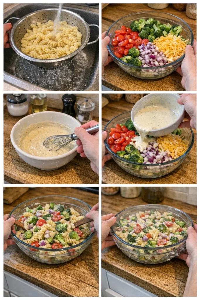 Fresh Broccoli Pasta Salad