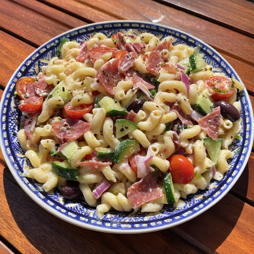 Italian Grinder Pasta Salad