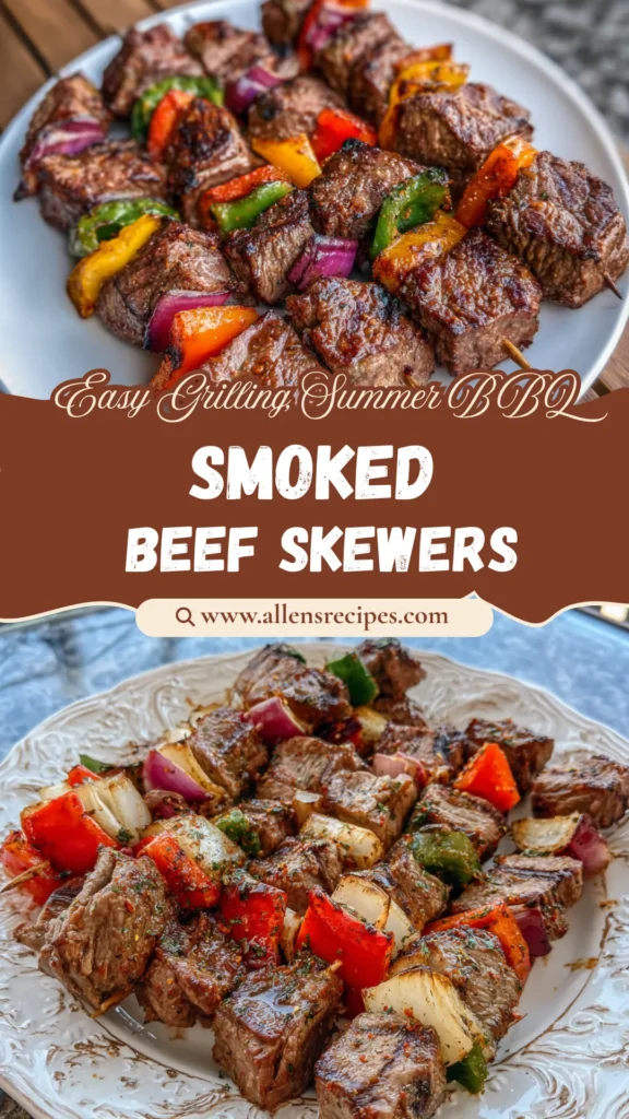 July 4th Smoked Beef Skewers