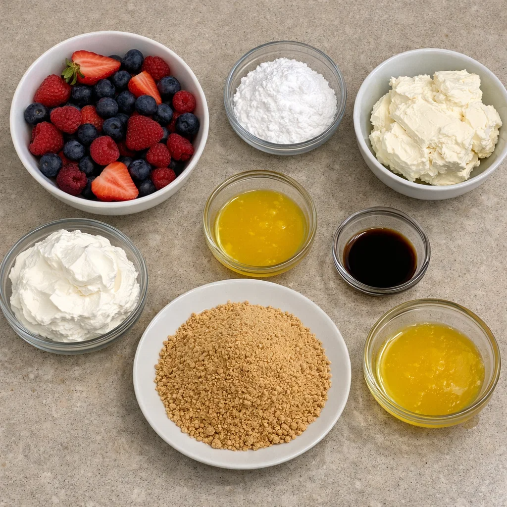 Red White & Blue Mixed Berry Yum Yum