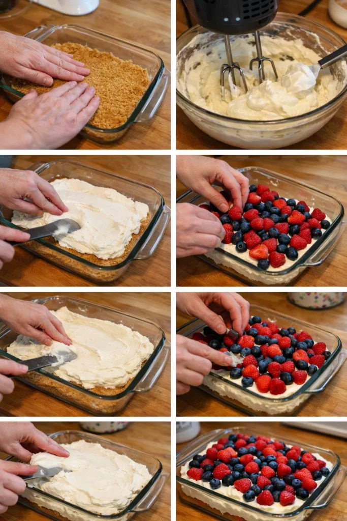 Red White & Blue Mixed Berry Yum Yum