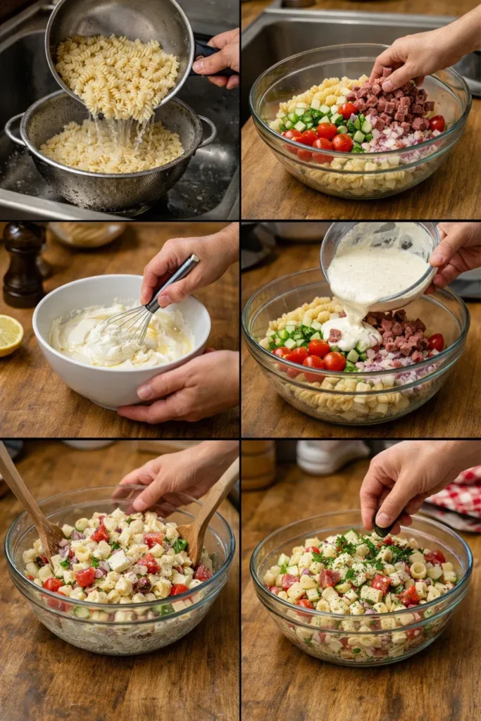 Smoked Beef Club Pasta Salad