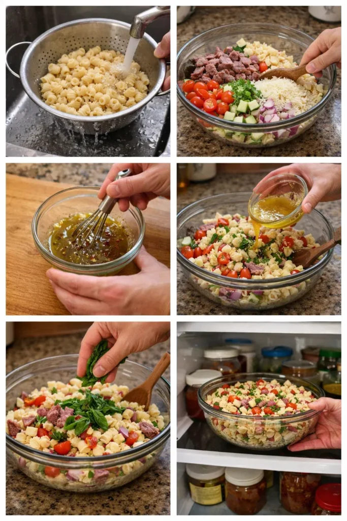 Smoked Beef Parmesan Pasta Salad