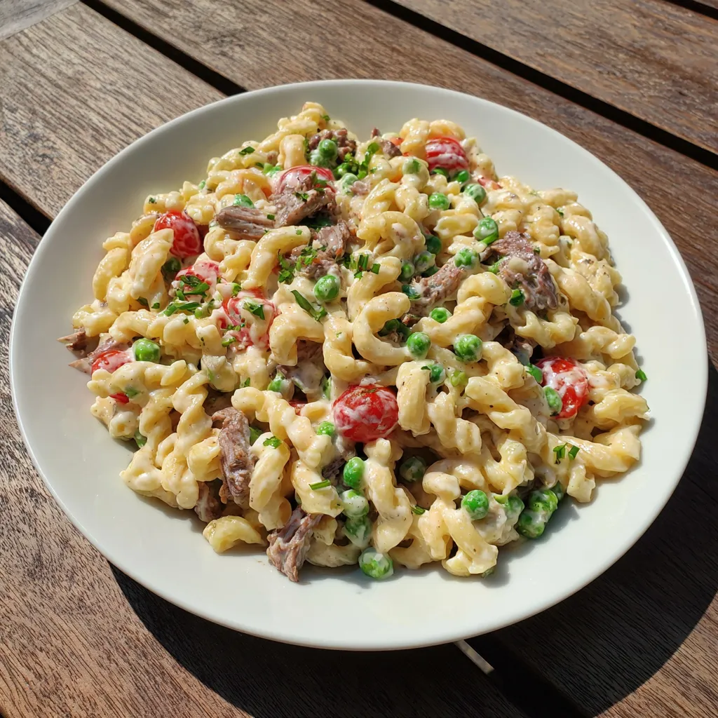 Smoked Beef Ranch Pasta Salad