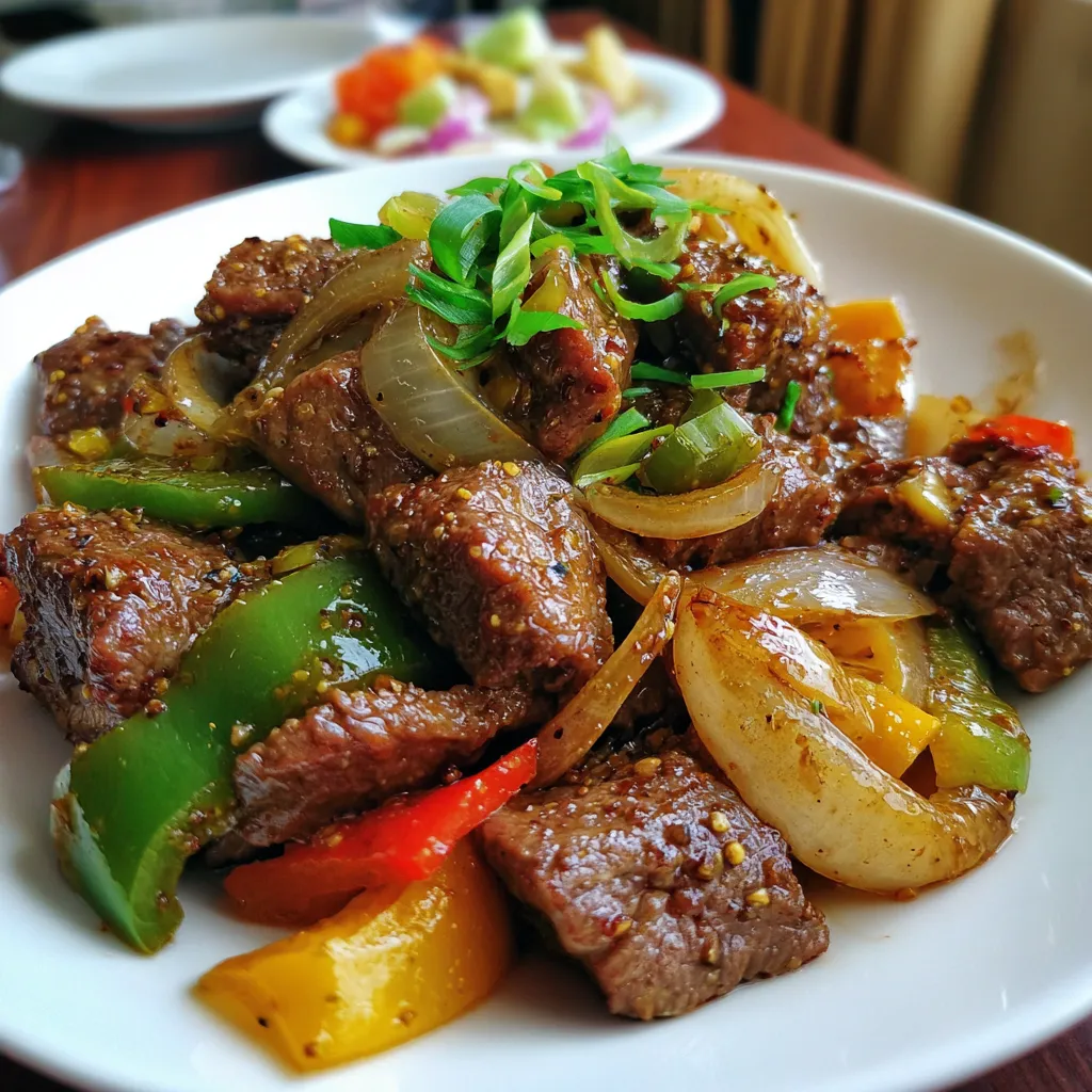 Sizzling Black Pepper Beef