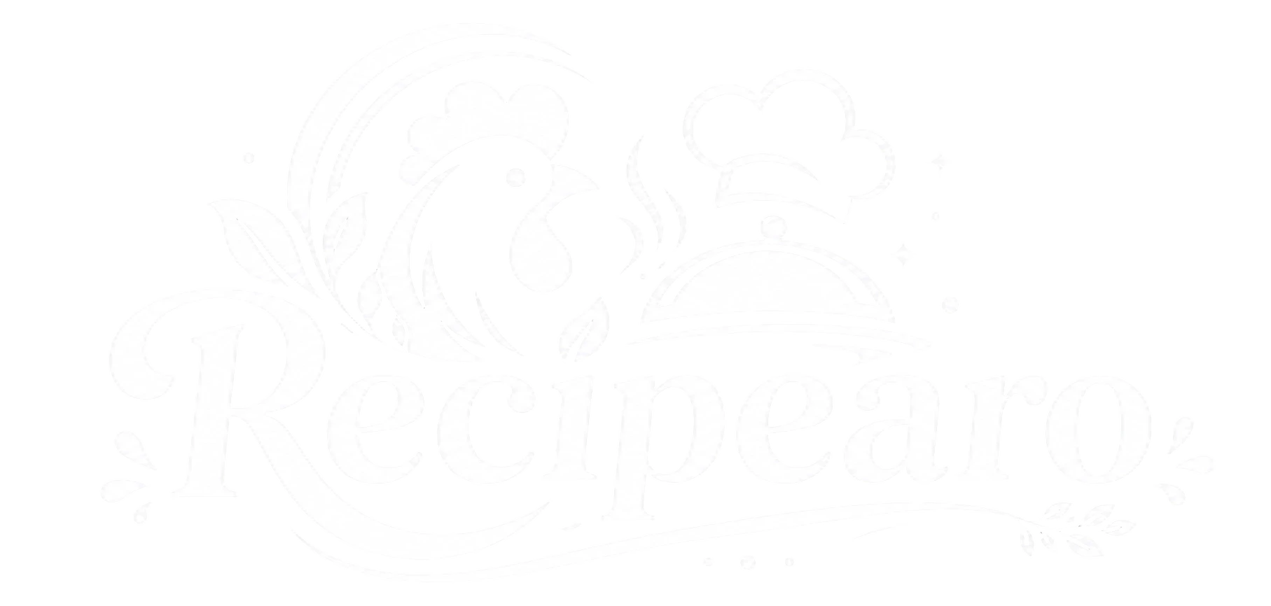 recipearo white logo